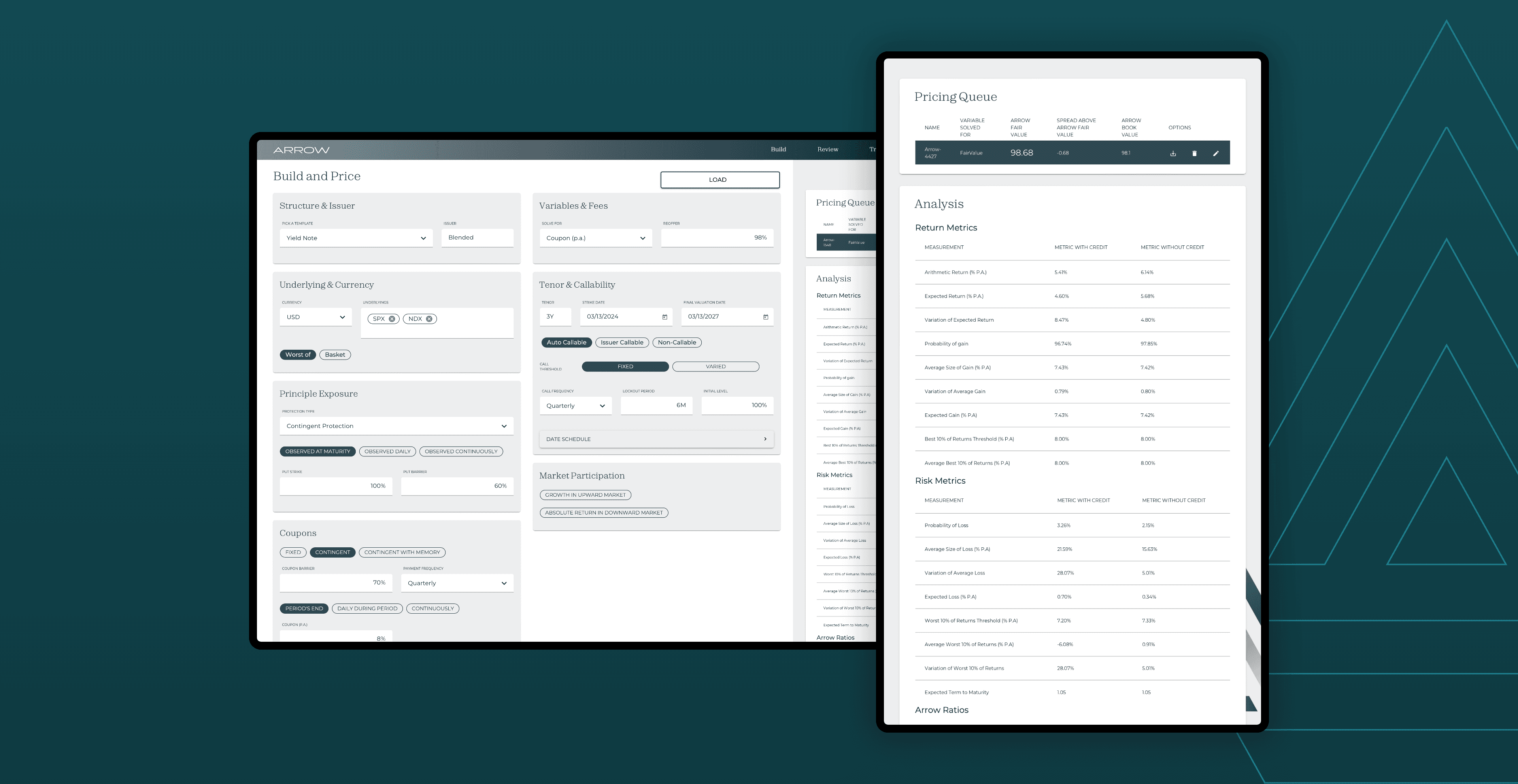 Product mockup screenshot